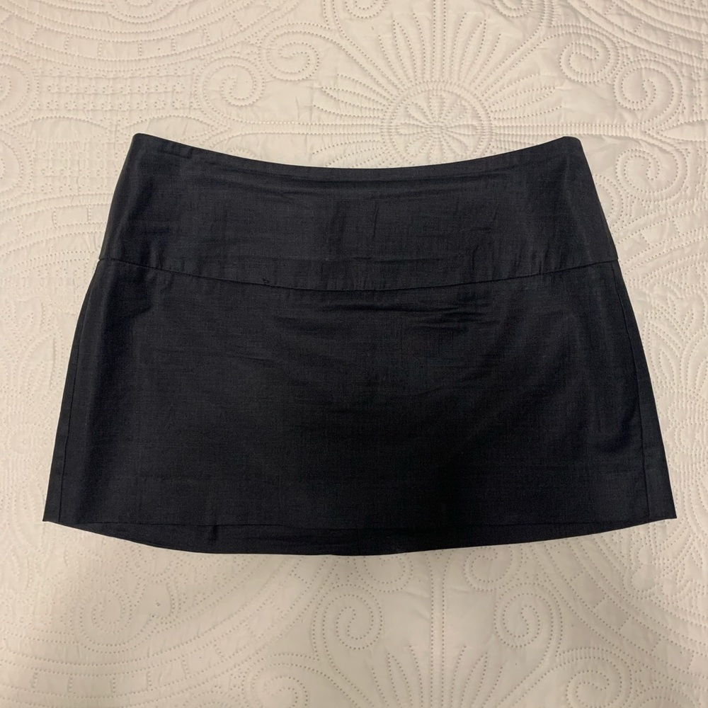 Vintage bebe Black Mini Skirt